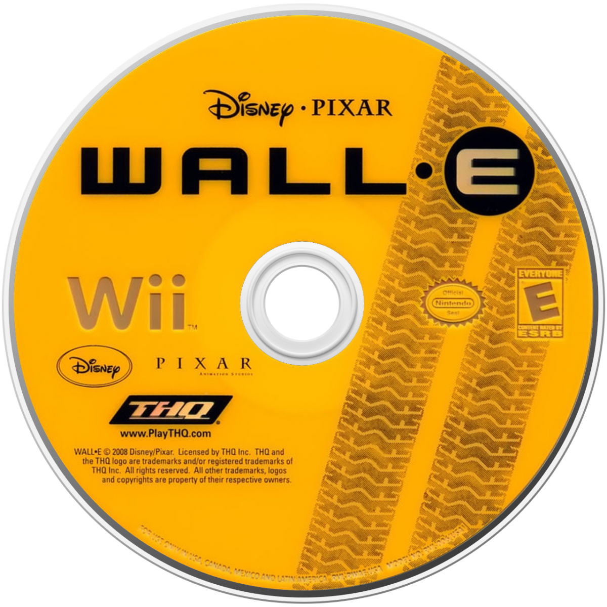 Disney Pixar Wall-E disc cover art for Nintendo Wii (Wii) video game
