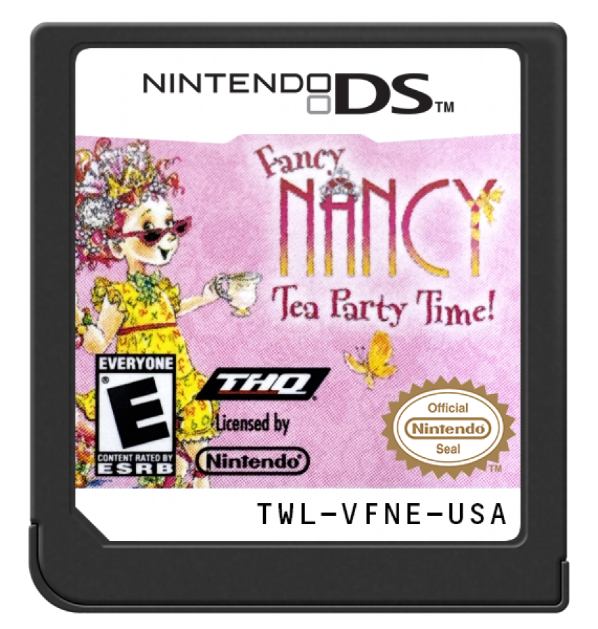 Fancy Nancy: Tea Party Time – Nintendo DS: Charming mini-games and creative activities based on the beloved Fancy Nancy series for young players cartrdge