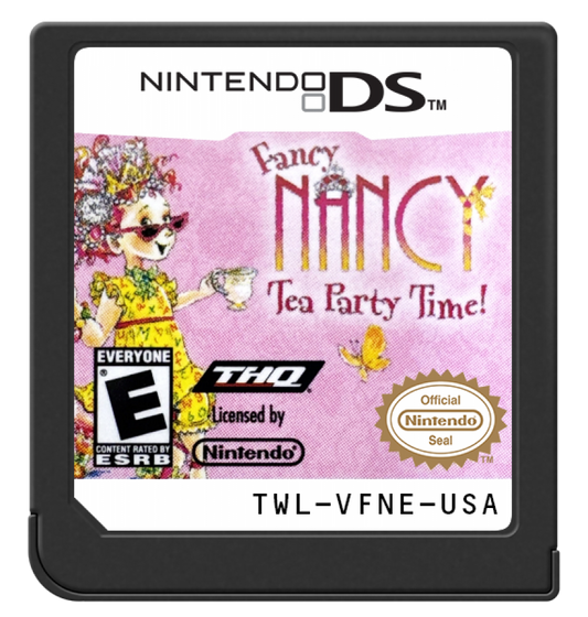 Fancy Nancy: Tea Party Time – Nintendo DS: Charming mini-games and creative activities based on the beloved Fancy Nancy series for young players cartrdge
