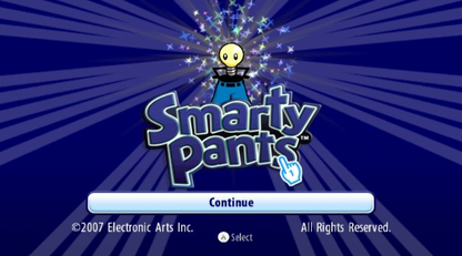 Smarty Pants – Nintendo Wii (Wii) trivia quiz party video game title screen