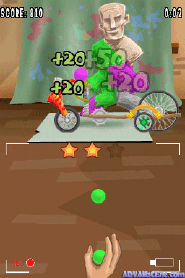 iCarly gameplay for Nintendo DS (DS) mini-game collection adventure video game