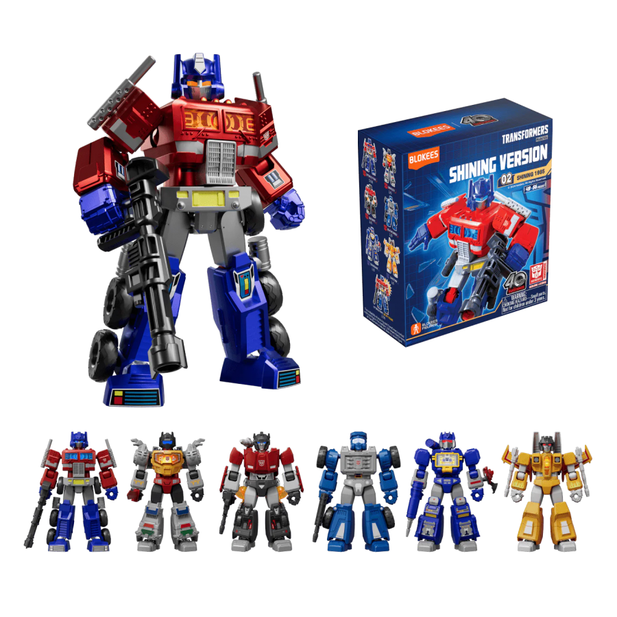 Blokees Transformer Set Shining Version 02 1985 Figure Blind Box Collectible Autobot Decepticon Complete Collection