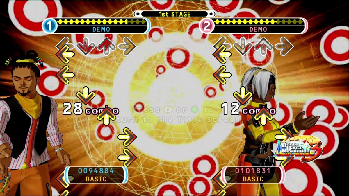 Dance Dance Revolution Universe 3 gameplay for Xbox 360 (X360) video game