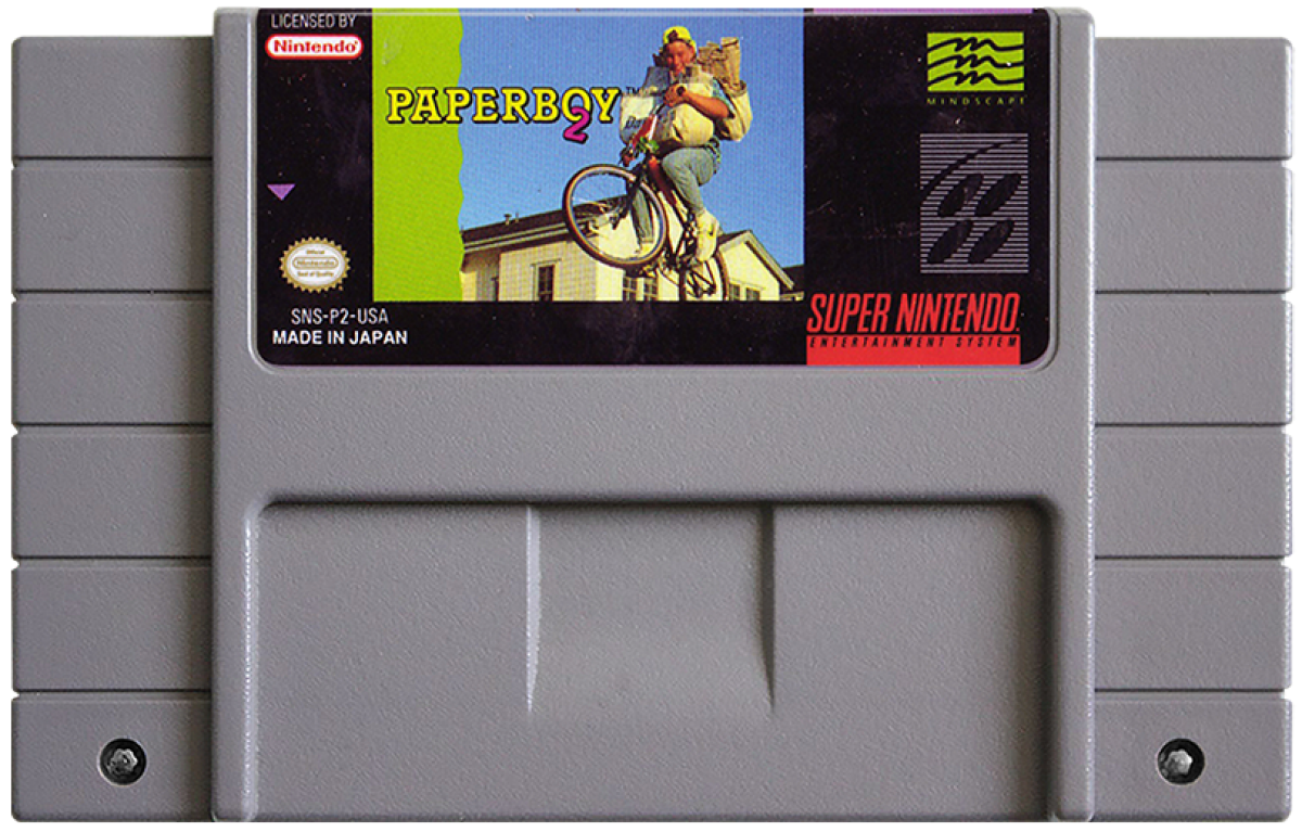 Paperboy 2 cartridge for Super Nintendo Entertainment System SNES video game