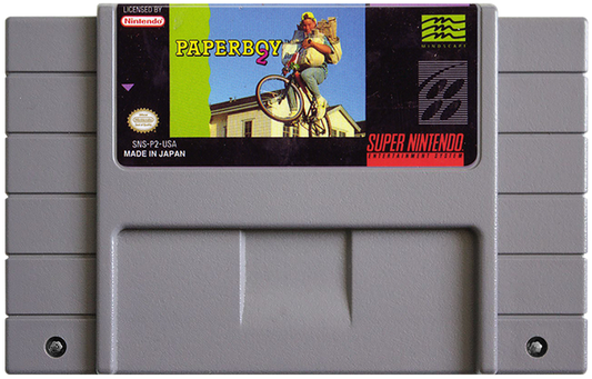 Paperboy 2 cartridge for Super Nintendo Entertainment System SNES video game
