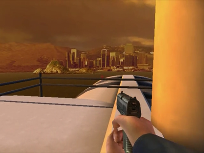 007 Agent Under Fire gameplay for GameCube game featuring first-person shooter action and classic James Bond missions
