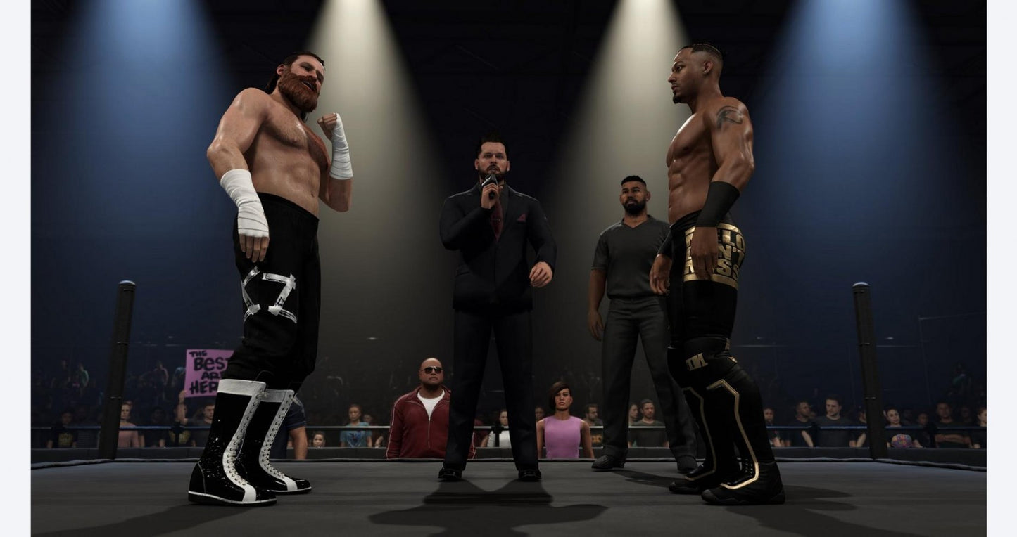 WWE 2K25 gameplay for PlayStation 5 (PS5) wrestling sports video game