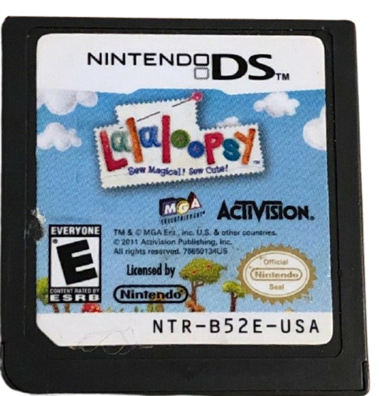 Lalaloopsy Sew Magical Sew Cute for Nintendo DS, cartridge for a kids simulation video game with creative mini-games, character customization, dress-up gameplay, and family-friendly activities