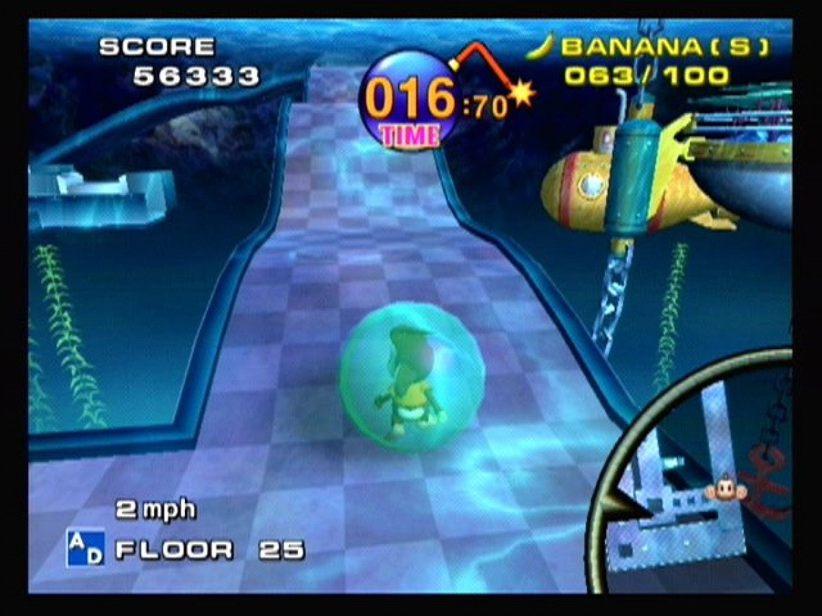Super Monkey Ball [Player's Choice] gameplay for Nintendo GameCube (GC) puzzle platform party video game