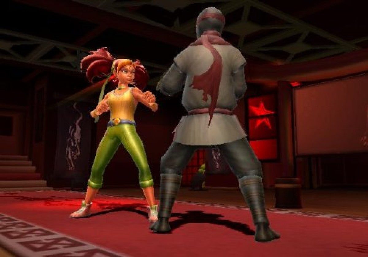All Star Karate for Nintendo Wii, gameplay for a martial arts sports video game with motion controls, karate training, family-friendly combat, and fitness-style gameplay
