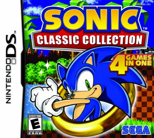 Sonic Classic Collection cover art for Nintendo DS (DS) video game  