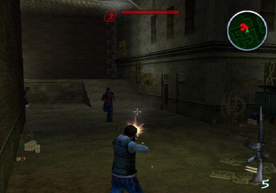 NARC PS2 Sony PlayStation 2 action shooter crime game undercover narcotics agents drug bust missions violent arcade style combat dual character gameplay Midway Games mature themed action retro gaming PlayStation 2 software video game title gameplay
