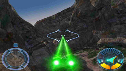 Star Wars: Starfighter – PlayStation 2 (PS2) video game gameplay, space combat action.