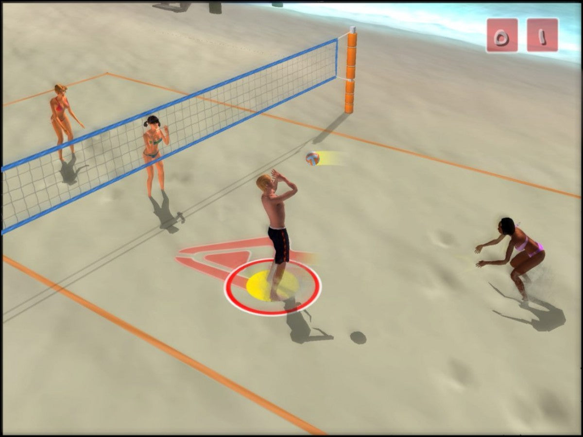 Beach Volleyball Summer Heat for PlayStation 2 with arcade-style beach sports theme gameplay
