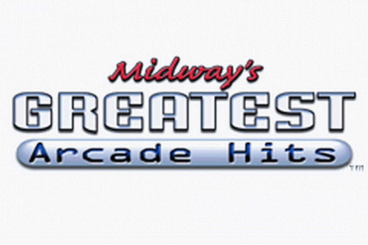 Midway's Greatest Arcade Hits start  menu for Game Boy Advance (GBA) video game 