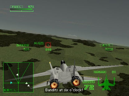 Ace Combat 2 PS1 PlayStation 1 flight combat simulator arcade air combat jet fighter dogfighting game retro video game gameplay