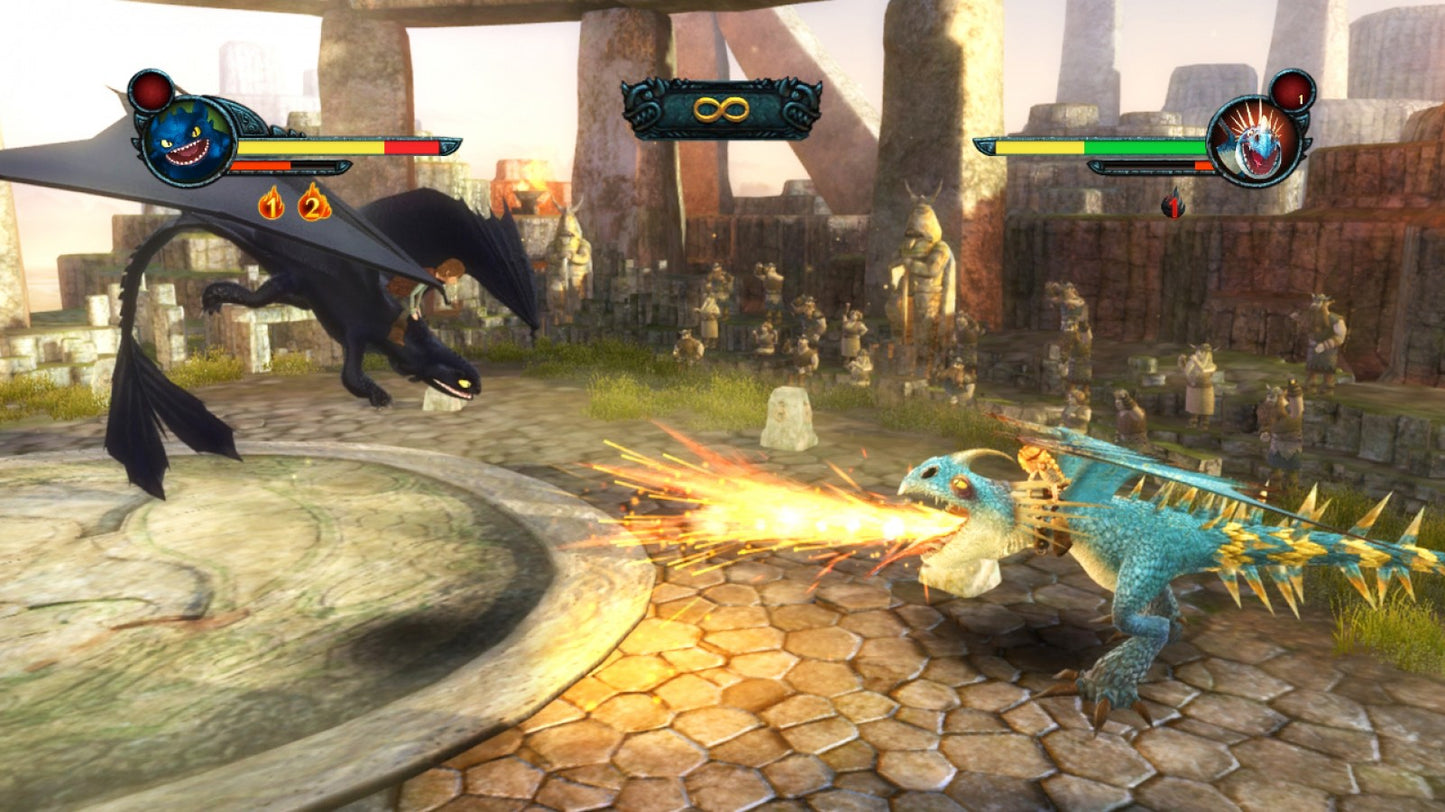 How to Train Your Dragon PlayStation 3 PS3 for retro video game enthusiasts featuring action adventure gameplay dragon training and battles fantasy world exploration character progression movie inspired quests family friendly multiplayer activities and collectible gaming appeal gameplay  