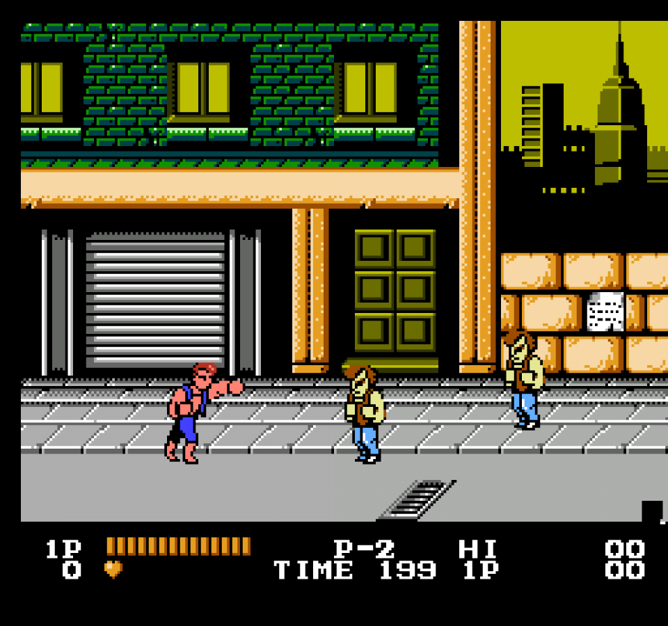 Double Dragon gameplay image for Nintendo Entertainment System (NES) retro video game
