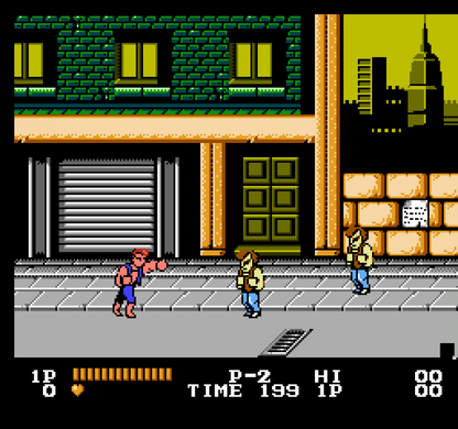 Double Dragon gameplay image for Nintendo Entertainment System (NES) retro video game