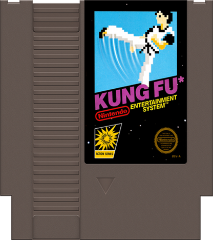 Kung Fu [5 Screw] cartridge for Nintendo Entertainment System (NES) retro video game