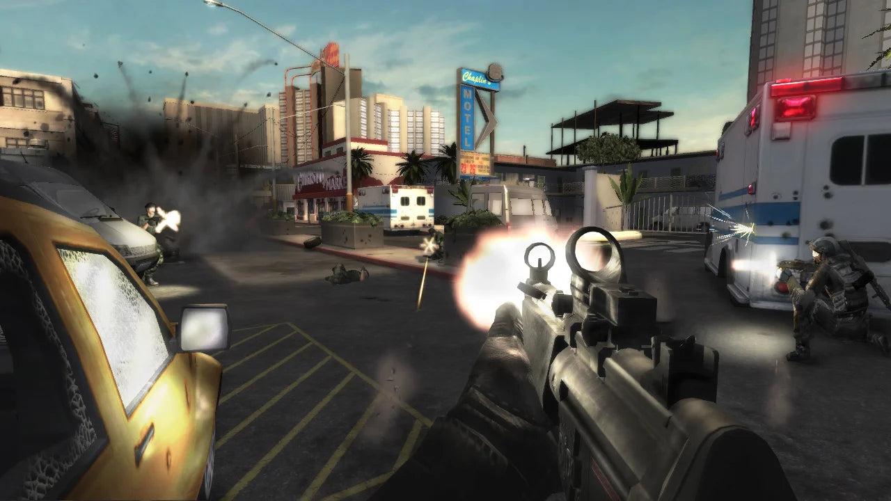 Rainbow Six Vegas 2 Platinum Hits for Xbox 360 tactical first person shooter video game featuring team based counterterrorism missions cooperative multiplayer cover based combat and immersive Tom Clancy strategy driven gameplay experience gameplay