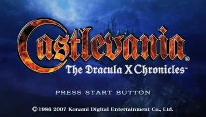 Castlevania Dracula X Chronicles PlayStation Portable PSP for action platforming video game fans featuring gothic adventure vampire hunting side scrolling combat challenging enemies castle exploration powerful weapons classic Castlevania gameplay remastered graphics and multiple game experiences collectible gaming appeal gameplay