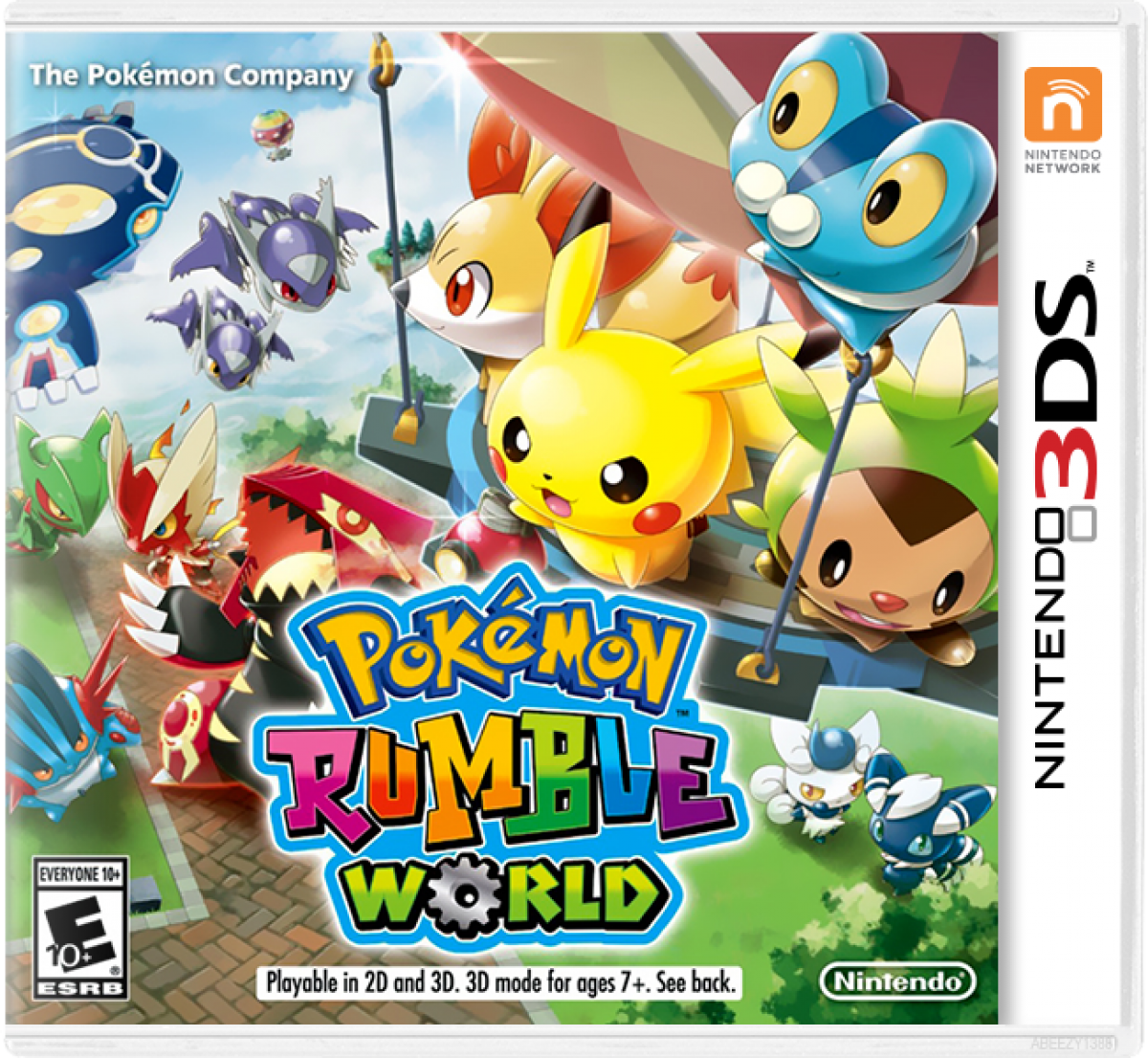 Pokémon Rumble World cover art for Nintendo 3DS (3DS) video game