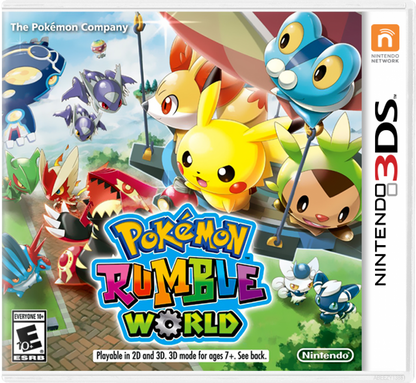 Pokémon Rumble World cover art for Nintendo 3DS (3DS) video game