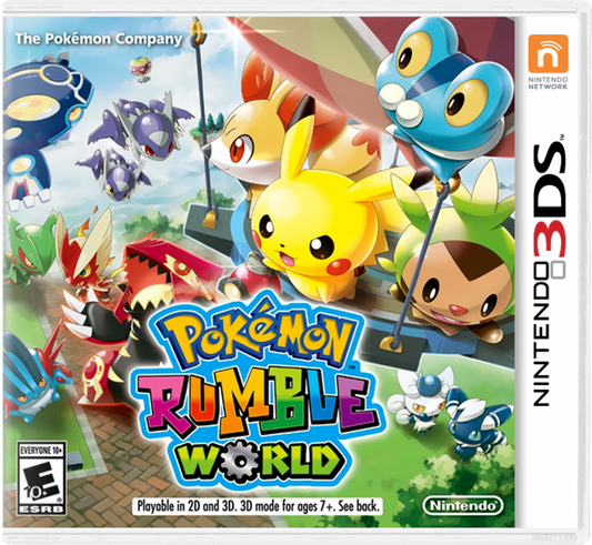 Pokémon Rumble World cover art for Nintendo 3DS (3DS) video game