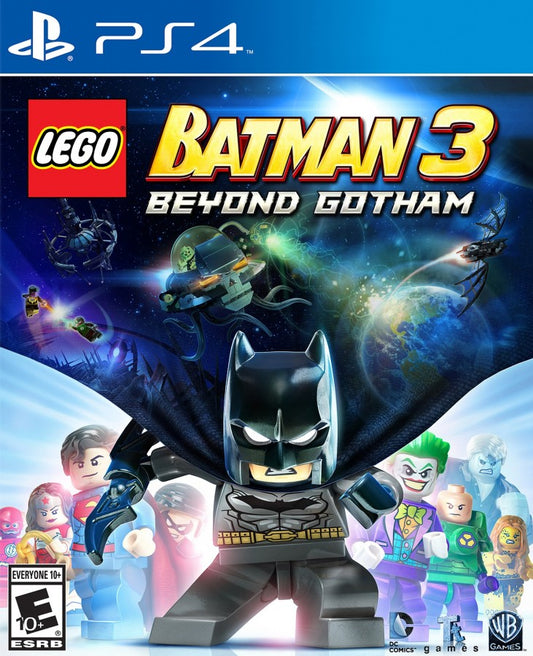 LEGO Batman 3 Beyond Gotham PlayStation 4 (PS4) action adventure video game cover art