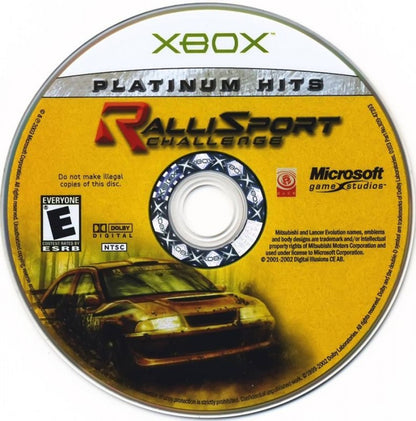 RalliSport Challenge [Platinum Hits] disc for Xbox (XBOX) video game