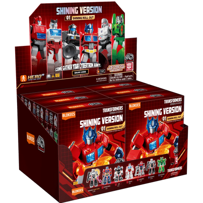 Blokees Transformer Set Shining Version 01 Roll Out 1985 Figure Blind Box Collectible Autobot Decepticon Complete Collection