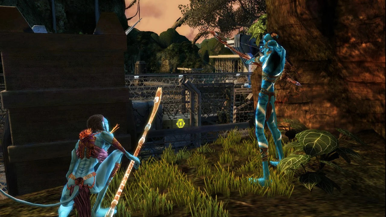 James Cameron's Avatar The Game Nintendo Wii for action adventure video game fans featuring Pandora exploration Na'vi and human factions alien wildlife combat customizable characters motion controls third person action missions colorful environments and immersive science fiction adventure collectible gaming appeal gameplay