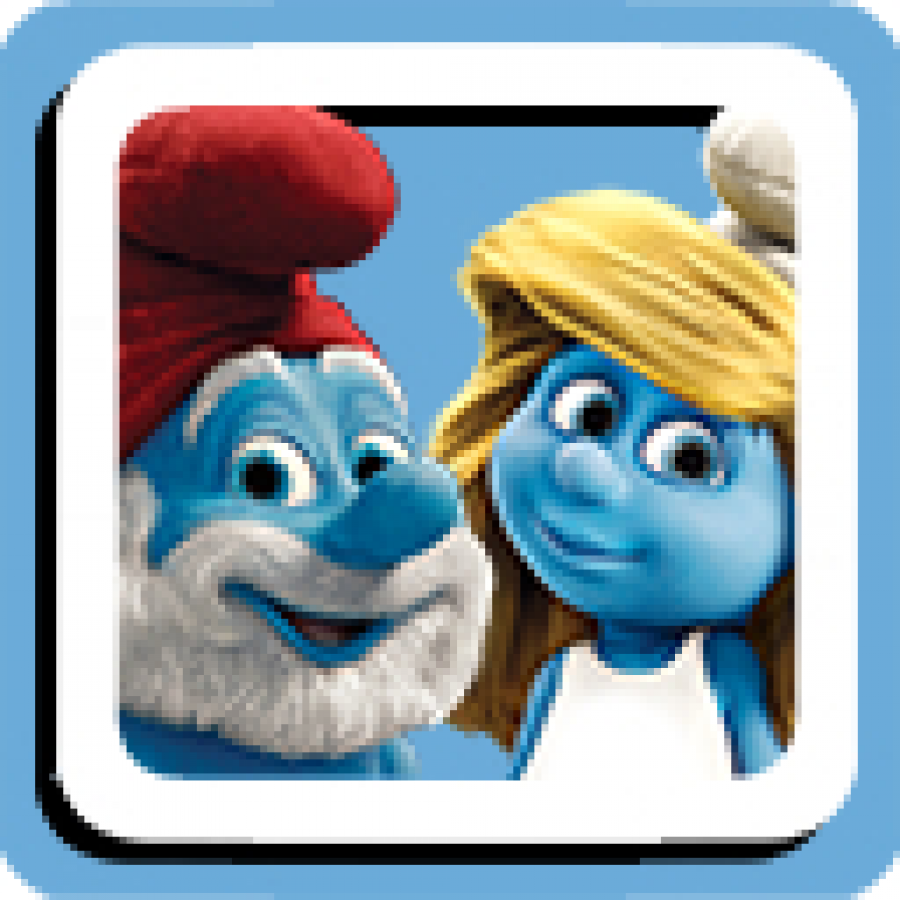 The Smurfs 2 console icon art for Nintendo Wii U (WiiU) video game