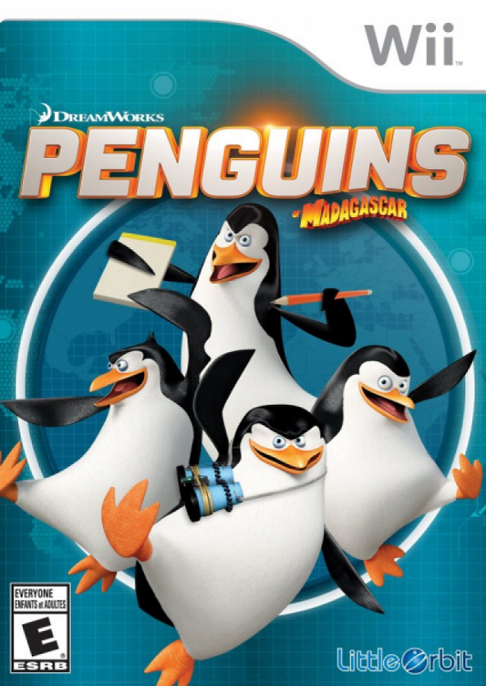 Penguins of Madagascar cover art for Nintendo Wii (Wii) video game