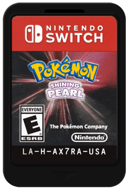 Pokemon Shining Pearl cartridge for Nintendo Switch NS video game