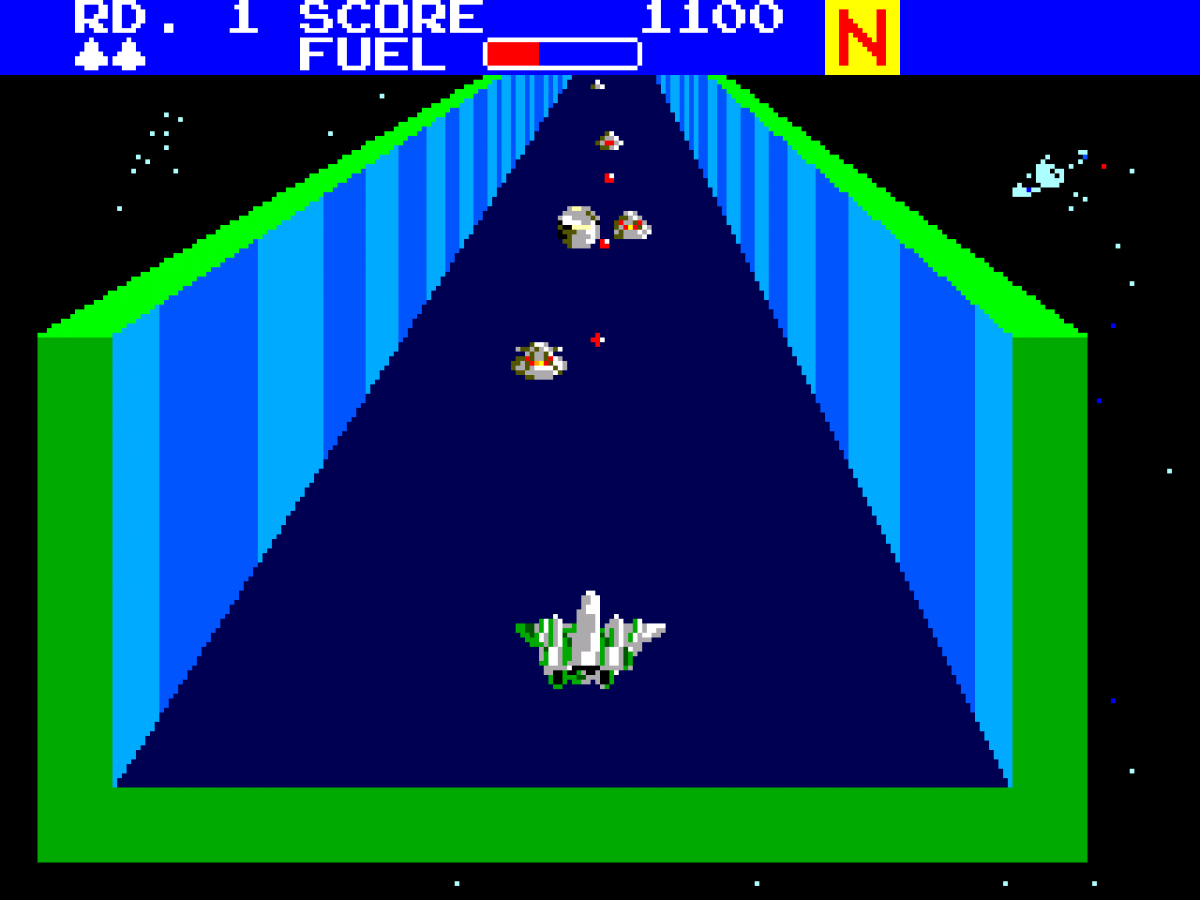 Zaxxon 3D Sega Master System SMS for arcade shooter video game fans featuring three dimensional scrolling gameplay futuristic space environments enemy aircraft obstacles missile attacks fuel management high score challenges and classic Sega Master System action collectible retro gaming appeal gameplay
