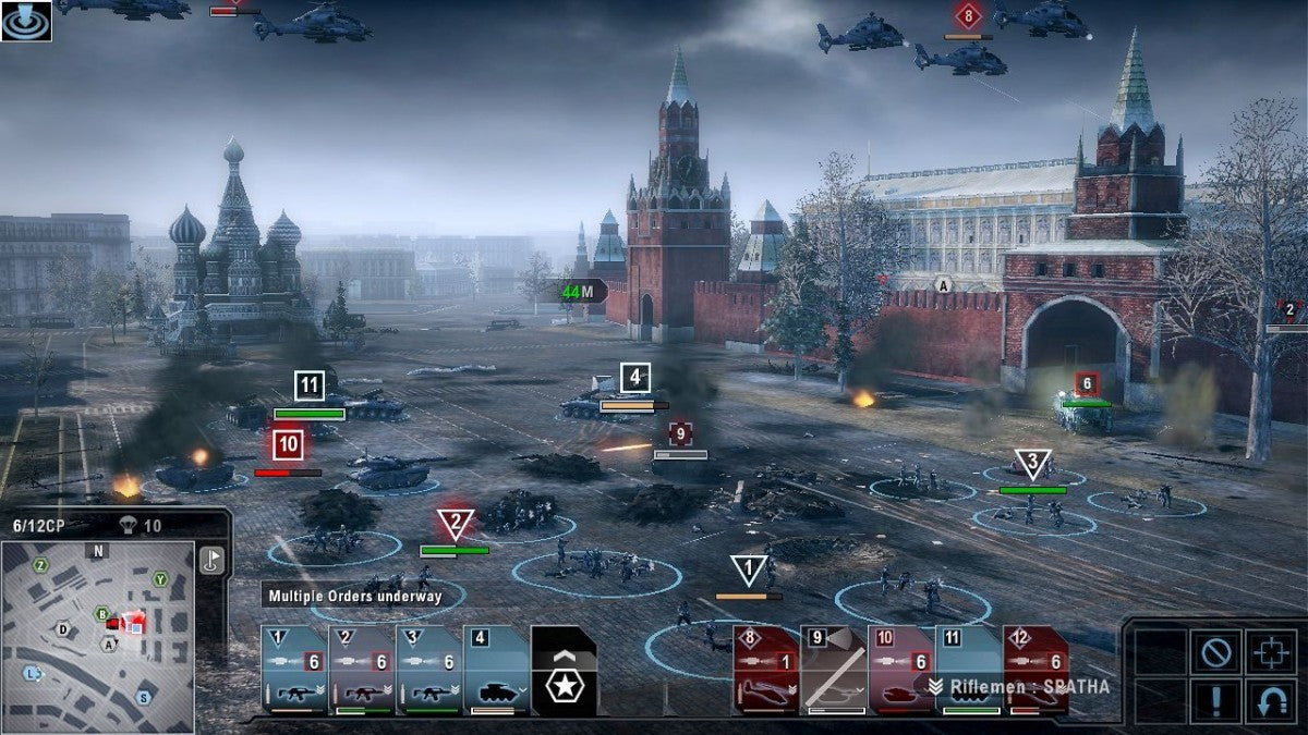 Tom Clancy's EndWar for Xbox 360 real time strategy war game voice command controls modern military units tactical campaign multiplayer modes gameplay