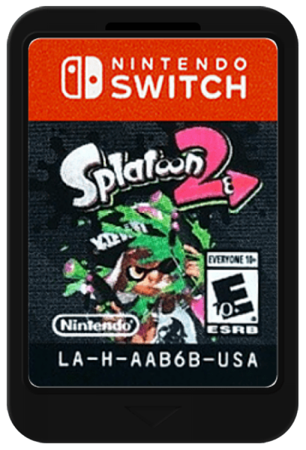 Splatoon 2 cartridge for Nintendo Switch (NS) video game