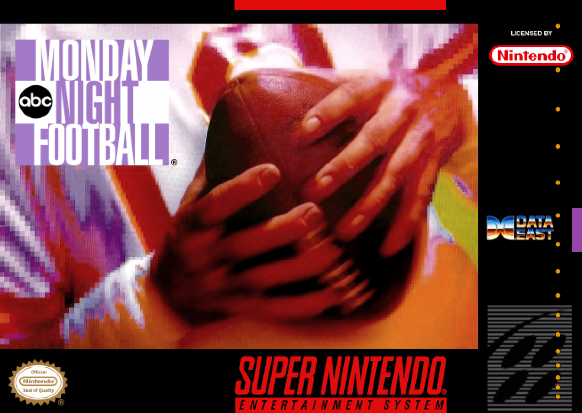 ABC Monday Night Football cover art for Super Nintendo Entertainment System SNES video game