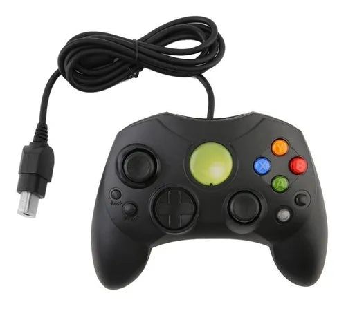 TTX Tech Xbox original Slim controller black wired retro gaming accessory for classic Xbox systems