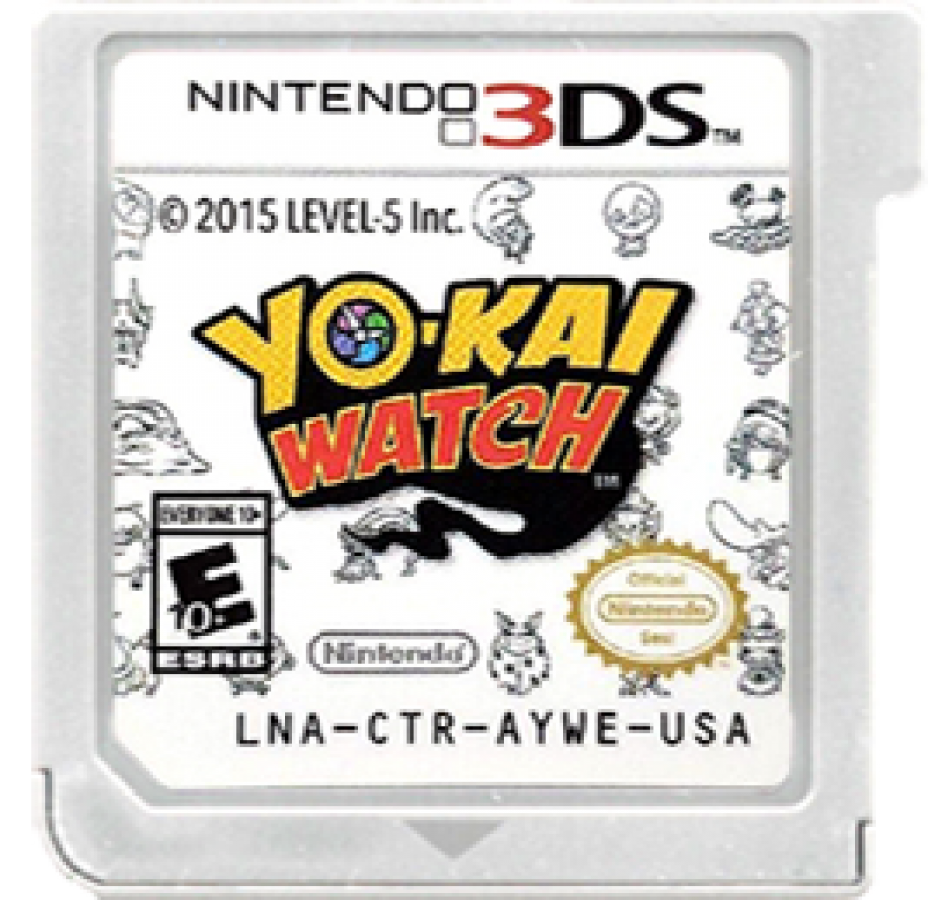 Yo-Kai Watch cartridge for Nintendo 3DS (3DS) role-playing video game