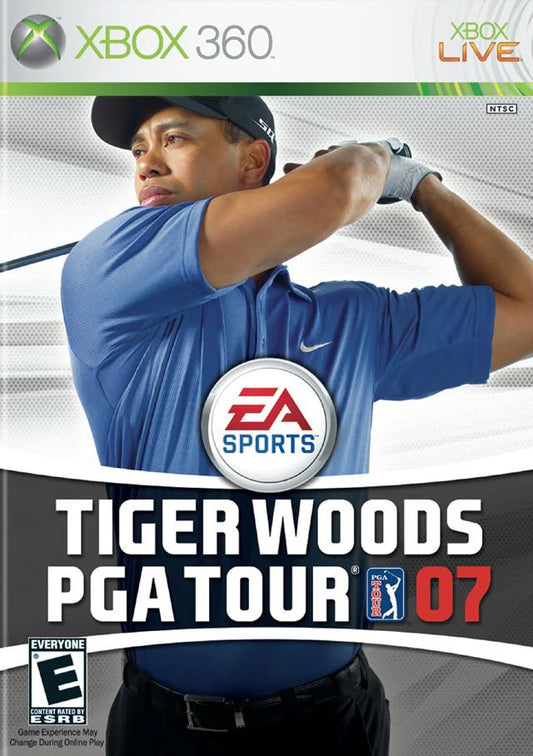 Tiger Woods PGA Tour 07 cover art for Xbox 360 (X360) video game