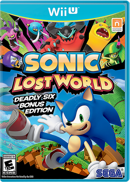 Sonic Lost World cover art for Nintendo Wii U (WiiU) video game