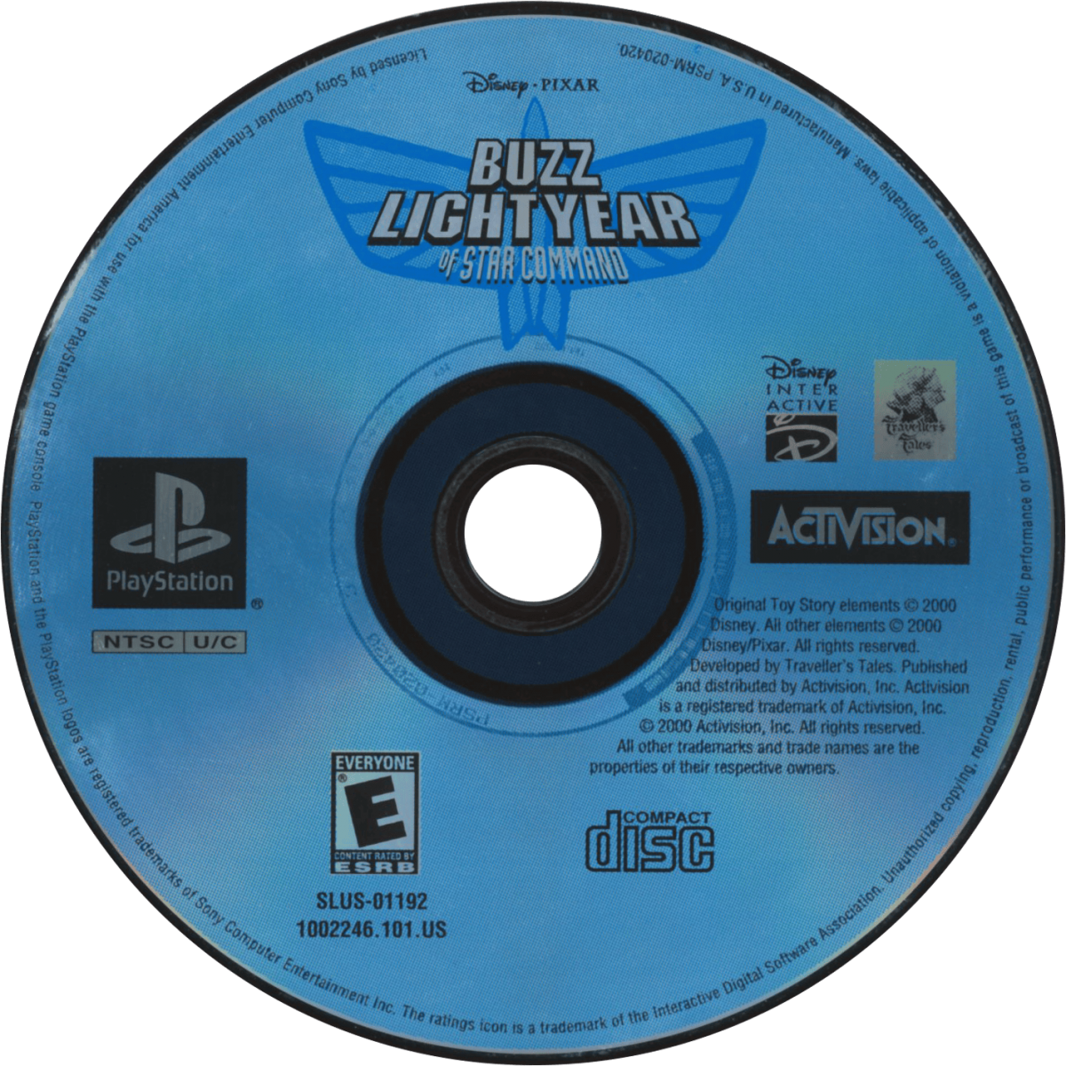 Disney Pixar Buzz Lightyear of Star Command PlayStation 1 PS1 for action platformer retro video game fans featuring Buzz Lightyear adventure sci fi missions alien enemies futuristic worlds platforming action cartoon inspired gameplay collectible gaming appeal disc