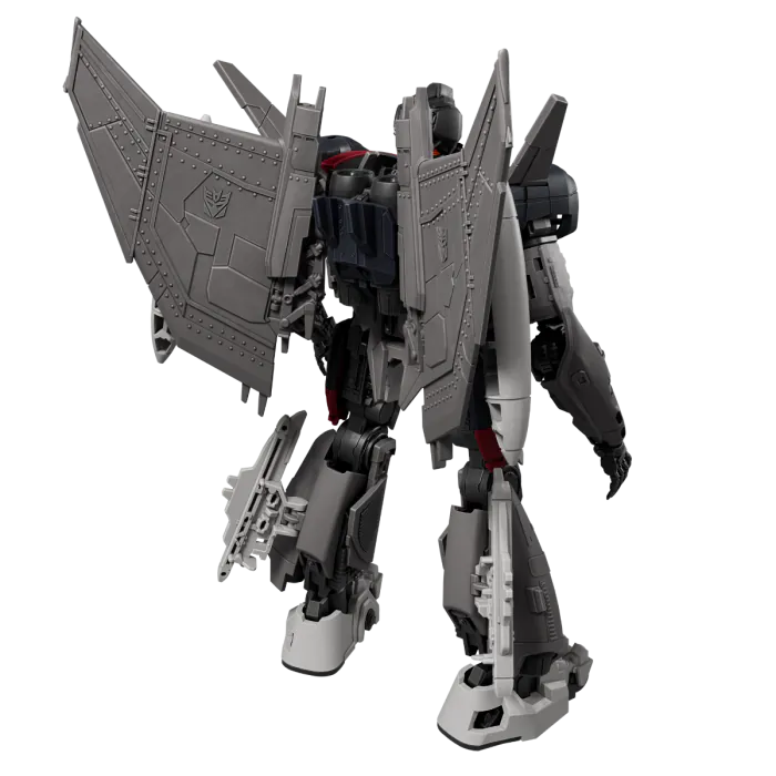 Blokees Transformers Classic Class 25 Blitzwing model kit inspired design featuring buildable transforming robot warrior aesthetic detailed mechanical construction iconic triple changer inspired design articulated components futuristic sci fi styling collectible display model and Transformers universe presentation