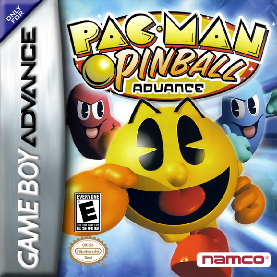 Pac-Man Pinball cover art for Game Boy Advance (GBA) video game