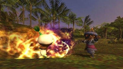 Final Fantasy XI Online Treasures of Aht Urhgan PS2 PlayStation 2 MMORPG online role playing game expansion fantasy adventure Square Enix party based combat retro video game gameplay