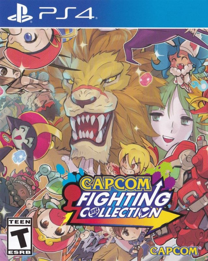 Capcom Fighting Collection cover art for PlayStation 4 (PS4) fighting game