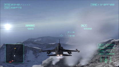 Ace Combat 04: Shattered Skies PS2 flight combat video game gameplay